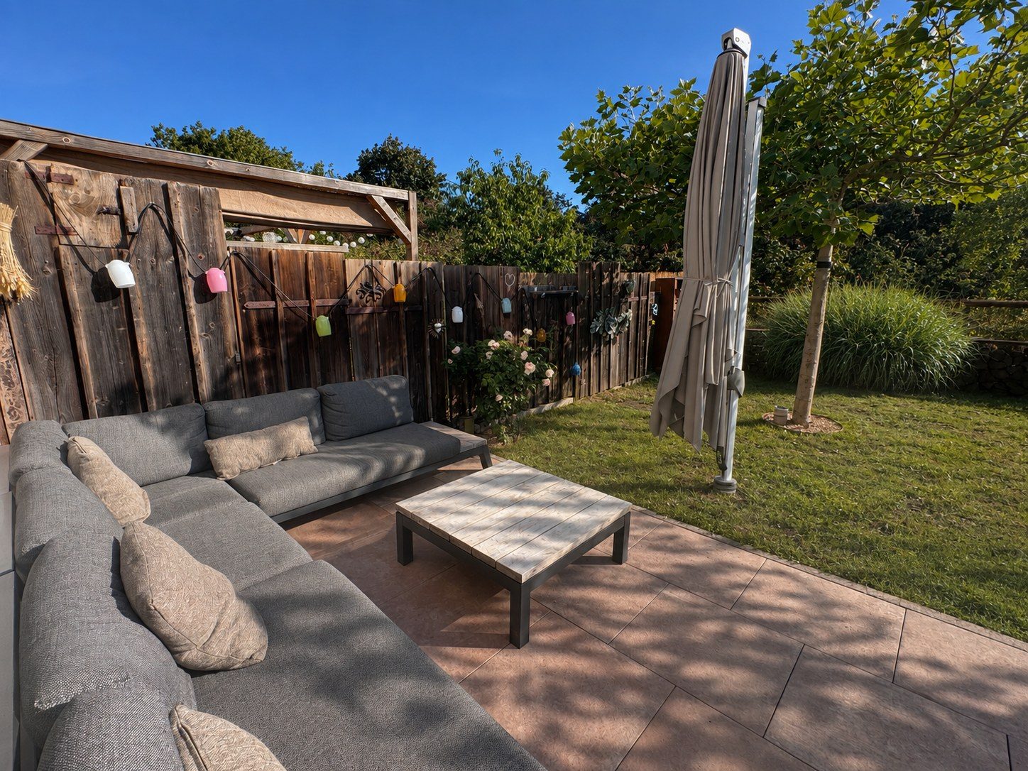 Terrasse und Sitzbereich