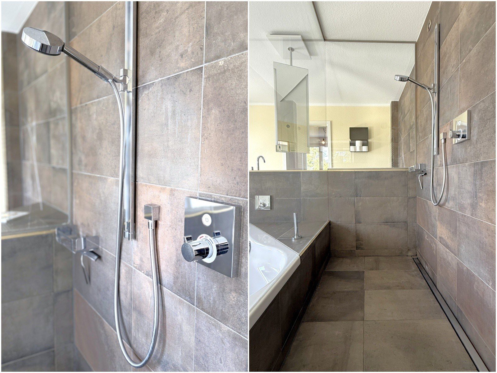 Separate Dusche